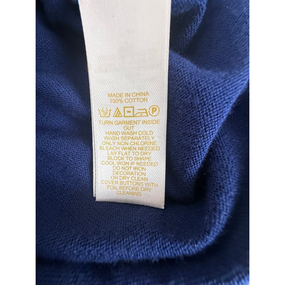 Kate Spade Navy Crystal Embellished Cardigan Sz S - Picture 4 of 7